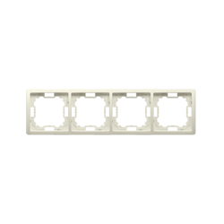 Ramka 4-krotna – uniwersalna poziom i pion, beż Kontakt Simon BMR4/12 Moduł