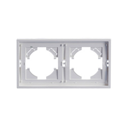 Ramă dublă ABS albă, seria iZi ViPlast