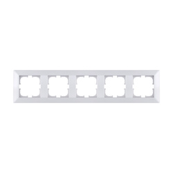 5gang cadru Alb O105/01E EXEN (Odak)