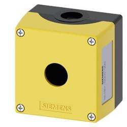 Carcasă casetă cu 1 gaură 22mm negru-galben M20 IP69k Sirius ACT 3SU1801-0AA00-0AA2 Siemens