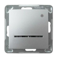 Întrerupător încucisat cu iluminare albastră Ospel Impresja lP-4YS/m/18