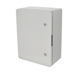 Carcasă standard ABS 300x400x210 cu placă de montare zincată (gri) HOROZ