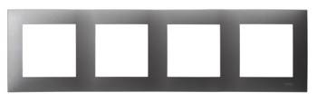 Înrămată cvadruplă SZAFIR gri Ospel