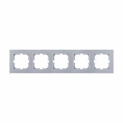 Ramă cu 5 module Argintiu K105/10E EXEN (Karell)