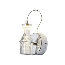 Aplică de perete BOTTLE crom 1x5W LED IP20 5W LED 4000K Milagro