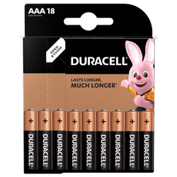 Baterie alcalină AAA LR03 1,5V DURACELL blister 18buc
