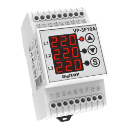 Releu de tensiune trifazat VP-3F10A