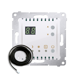 Simon 54 Premium alb DTRNSZ.01/11 Regulator de temperatură cu afișaj al sondei (modular)16A alb