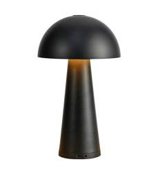 Lampă de masă FUNGI Negru mat IP44