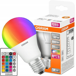Bec LED E27 9W 2700K RGBW cald reglabil cu telecomandă Osram