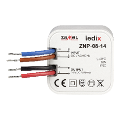 Cutie de alimentare 14V DC / 8W, ZNP-08-14, ledix Zamel