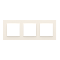 Ramă triplă crem Simon 10
