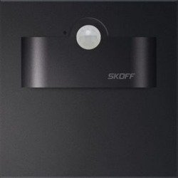 Tango Short LED PIR 120 corp de iluminat cu senzor de mișcare Skoff 3000K negru 10V DC Skoff MK-TAN-D-H