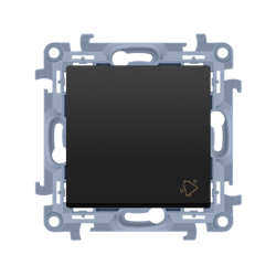 Buton sonerie (modul) 10AX 250V negru Simon 10