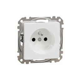 Priză 2p+pE cu protecție alb 2-poli + PE cu protecție IP20 SDD111011 Sedna Design Schneider electric