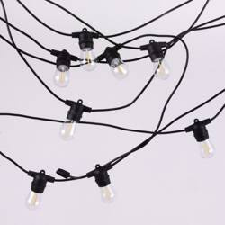 Solar LED Garland 10m +10 x G45 E27 0.3W 2700K