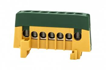 Bandă de protecție 7-mod. ZPI 7x16mm2 IP20 ż/z F-elektro