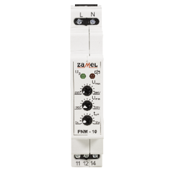 Modul: releu de monitorizare a tensiunii; DIN; SPDT; 250VAC/10A; PNM-10 ZAMEL