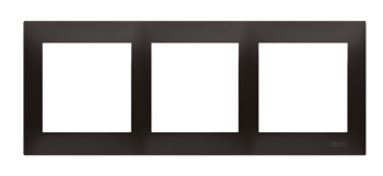 Simon 54 Premium Ramă antracit 3 căi, universală, pentru cutii gips carton IP20/IP44, DRK3/48