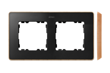 Ramă dublă Detail select-lemn grafit / bază Lemn Simon 82 Detail