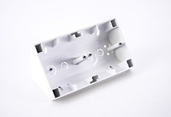 Simon 54 Premium alb DPNR2/11 Cutie de colț montată pe suprafață 2 căi albă