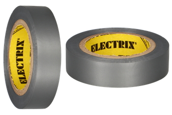 Bandă izolatoare electrică din PVC 15mm x 10m rezistent la apă Anticor 211 gri