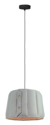 Lampă suspendată Vitoria mare E27 gri LP-6030/1P Light Prestige