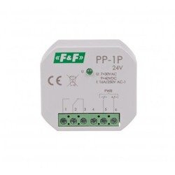 Releu electromagnetic pentru cutii fi60 16A 1×NO/NC 24V PP-1P-24V F&F