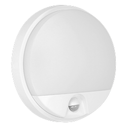 AGAT LED 15W, corp de iluminat de grădină cu senzor de mișcare 140st, 1200lm, IP54, 4000K, alb