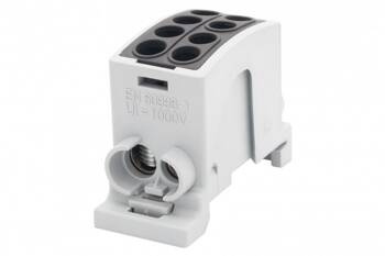 Terminal HLK 100A-2 (1x25.1x16 / 1x25.1x16)-negru F-electro