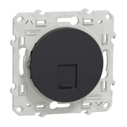 RJ45 cat.5 UTP priza de calculator antracit Odace