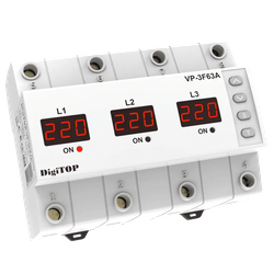 Releu de tensiune trifazat VP-3F63A