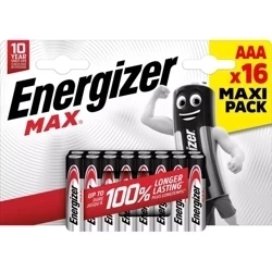 Baterie alcalină AAA MAX Energizer R3 LR03 1.5V (blister de 16 bucăți)