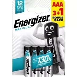 Baterie alcalină AAA MAX PLUS Energizer R3 LR03 1.5V (blister 4pc)