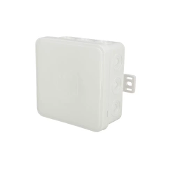 Cutie de derivare flexibilă aplicată 85x85x41mm IP54, 12 intrări, capac cu clips, albă V6 EDO777913 EDO Technic