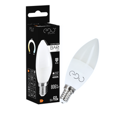 BARI LED 8.5W NW bec cu lumânare, E14, 4000K, 806lm, 220-240V EDO777666 EDO Solutions