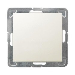 Întrerupător unipolar ecru Ospel Impresja lP-1Y/m/27