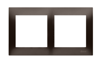 Simon 54 Premium Ramă maro 2 căi universală IP20/IP44, DR2/46