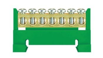 Bloc terminal jos bază LZ7 verde 7x16 mm2 E.4020 Pawbol