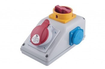 Tablou de distribuție R-BOX compact 1X32A/5P 1X250V off 0/1 IP44 Pawbol B.325/1/01