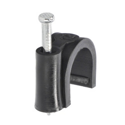 Suport de cablu FLOP fi12 negru pachet de 100 buc H.7009C Pawbol