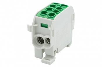 Terminal HLS 125A-2 (1x35,1x25 / 1x35,1x25)-verde F-electro
