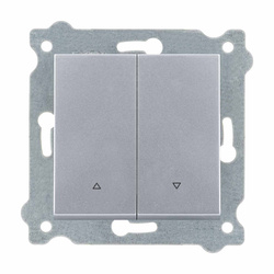 Intrerupător pentru jaluzele Argintiu 217/10E EXEN