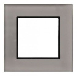 Ramă unică  szare szklo Aria Ospel R-1UGC/41/25