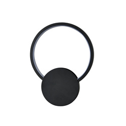 Aplica de perete LED FOREVER-W 7W 400lm 4000K IP20 neagră | HOROZ