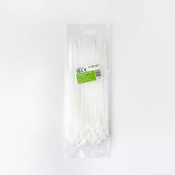 Cravată de cablu OK-36200W 3.6x200mm WHITE /100pcs / M20068 Eco Light