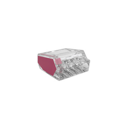 Conector de instalare pentru cabluri rigide 4x 0,5-2,5mm2 Roșu EDO204 EDO Technic