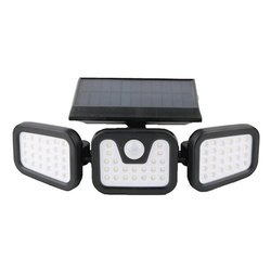 SUNARI FLS-03 74*SMD PIR 8W 600lm 6000K 2400mAh lampă LED solară T-90816 PLASTROL