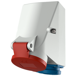 MENNEKES Priză de perete CEE conector 16 A, 5 pini, conector cu împământare IP44 1649