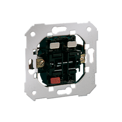 Intrerupător bipolar - buton dublu (1 intrare, 2 ieșiri) (mecanism) 10A 250V Simon 82